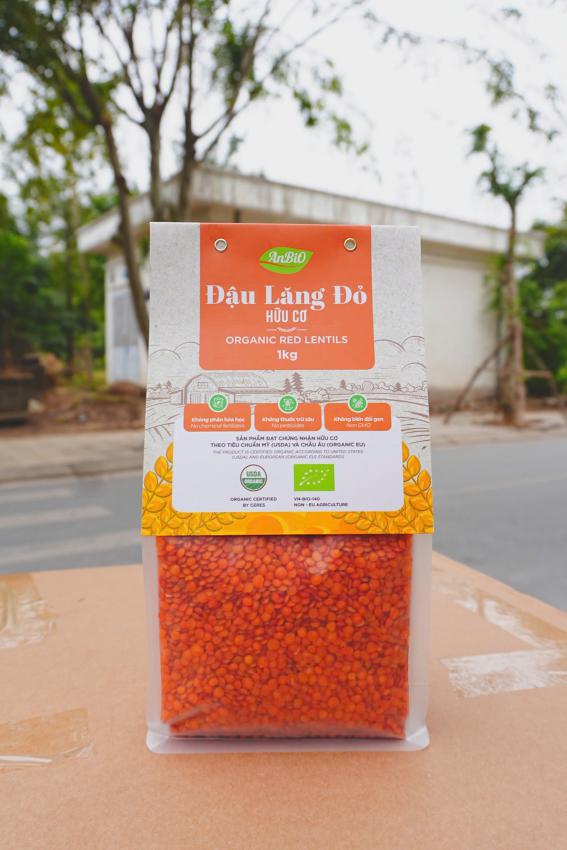 Đậu lăng đỏ hữu cơ Anbio 1kg