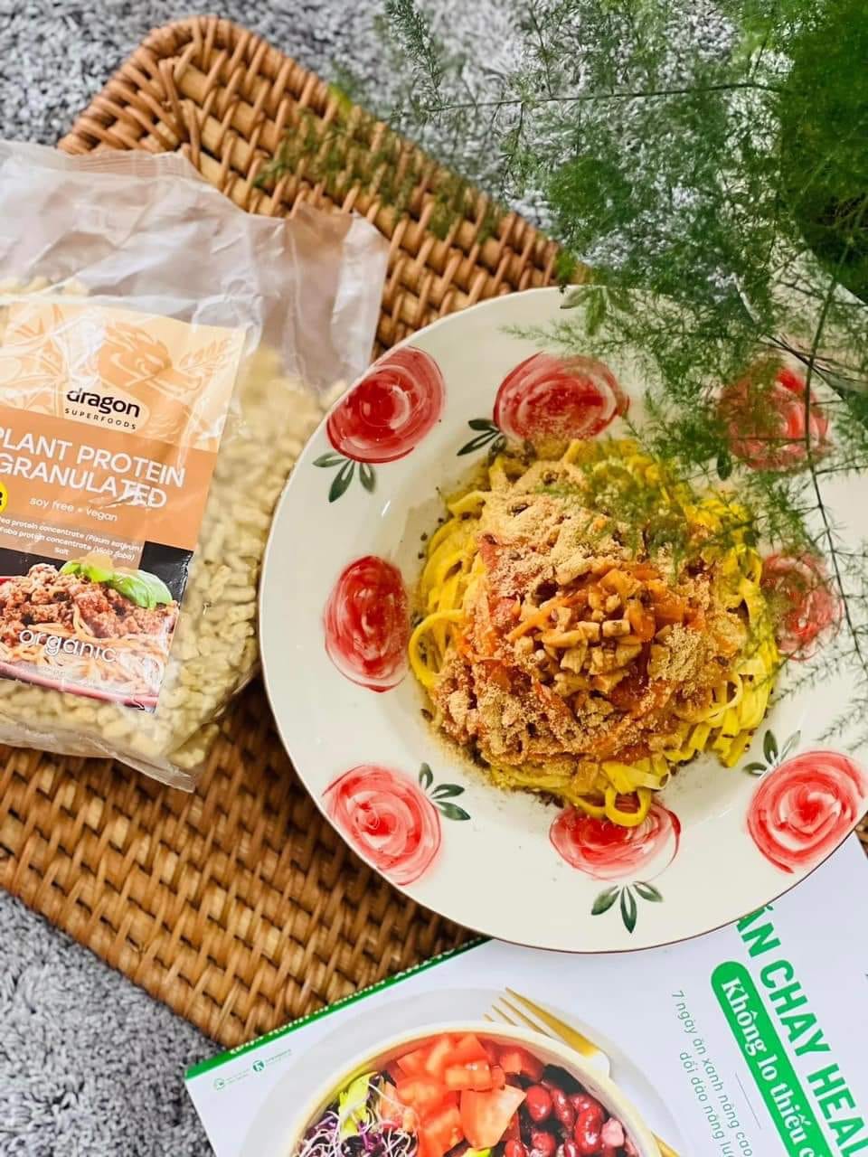 Đạm thực vật hữu cơ thay thế thịt dạng băm Dragon Superfoods 200g
