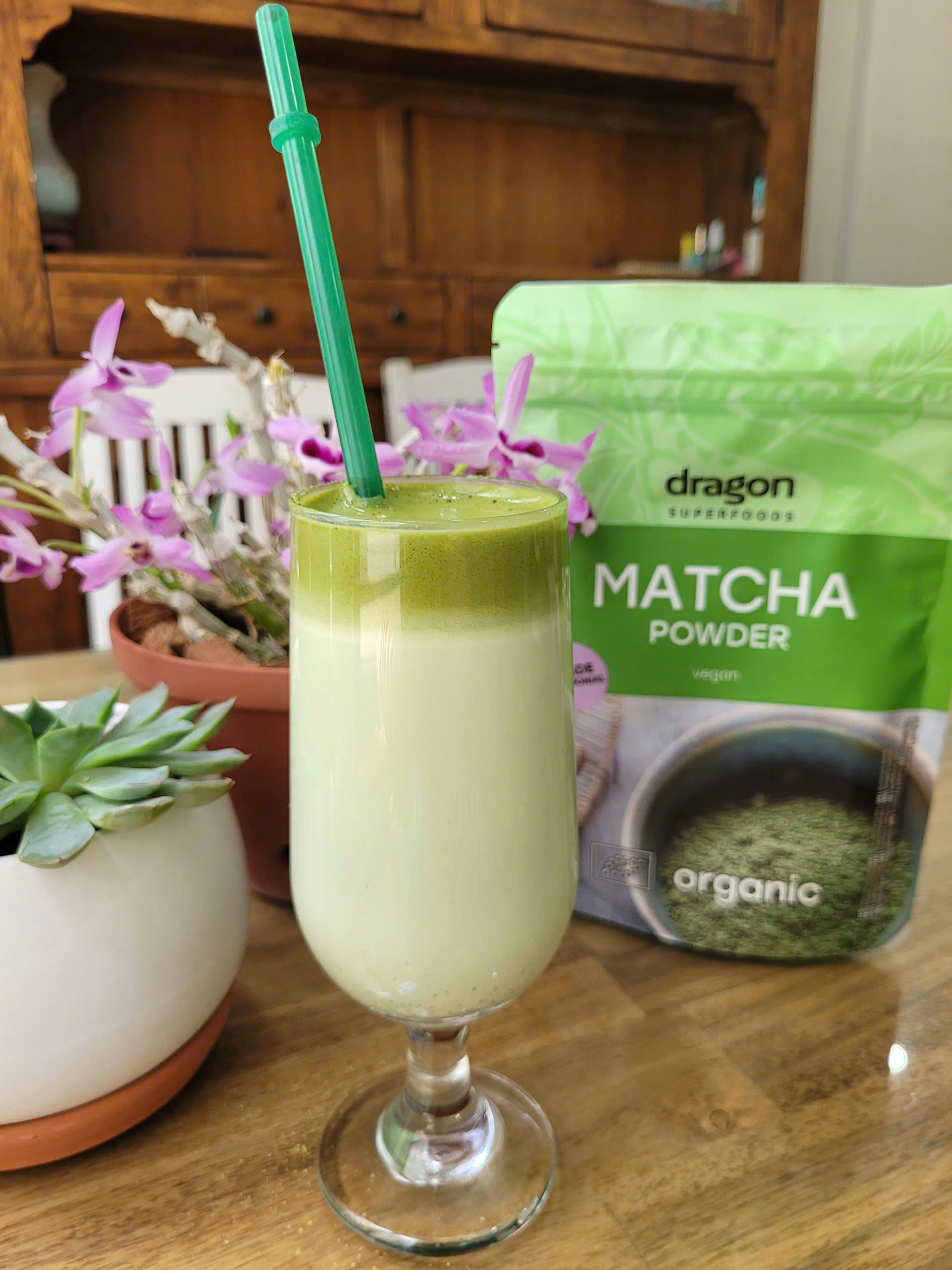 Bột matcha hữu cơ Dragon Superfoods 100g