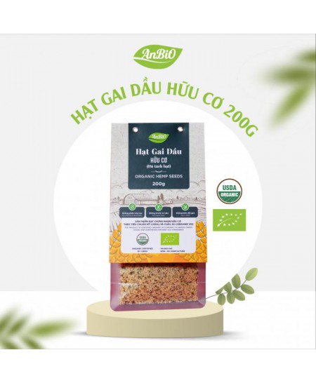 Hạt gai dầu hữu cơ đã tách vỏ Anbio 200g
