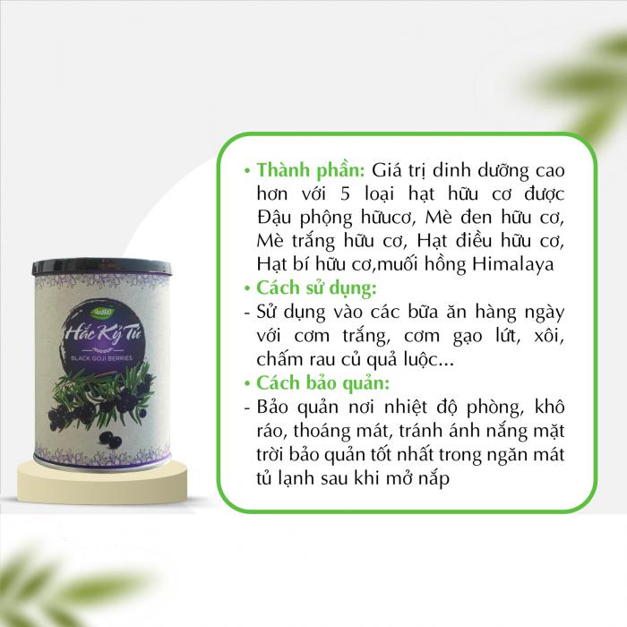 Hắc kỷ tử chuyển đổi hữu cơ Anbio 100g