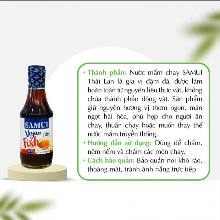 Nước mắm chay SAMUI 200ml
