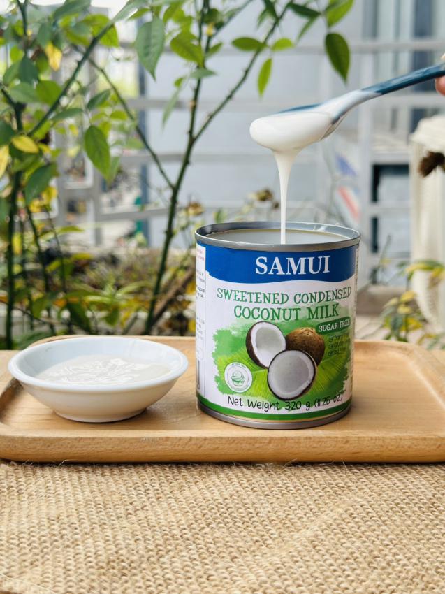 Sữa đặc thuần chay không đường SAMUI 320g