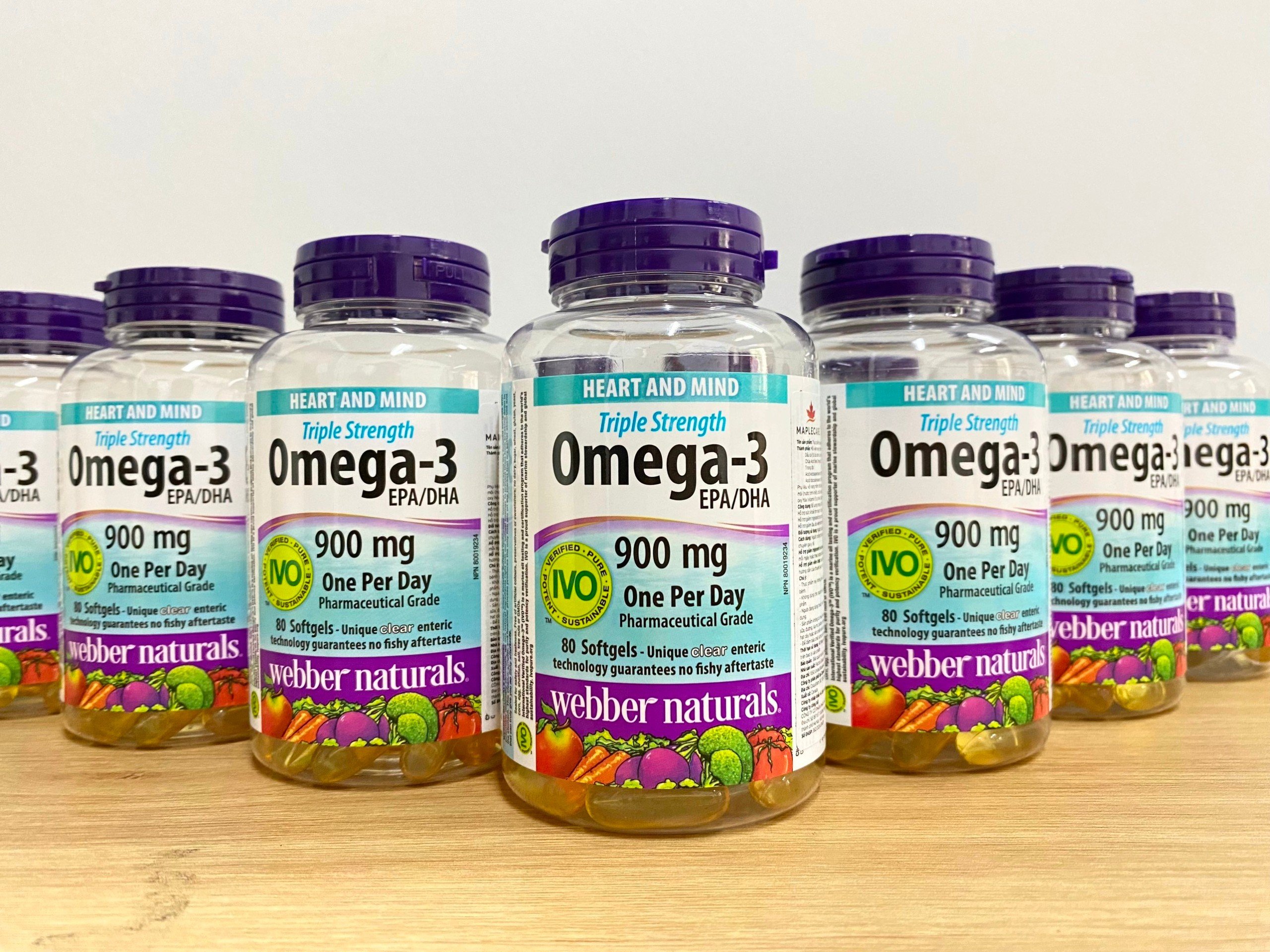 Omega 3 Triple Strength 900mg Webber Naturals 80v