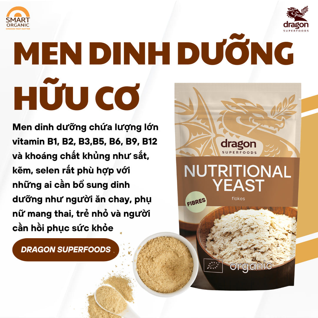 Men dinh dưỡng hữu cơ Dragon Superfoods 100g
