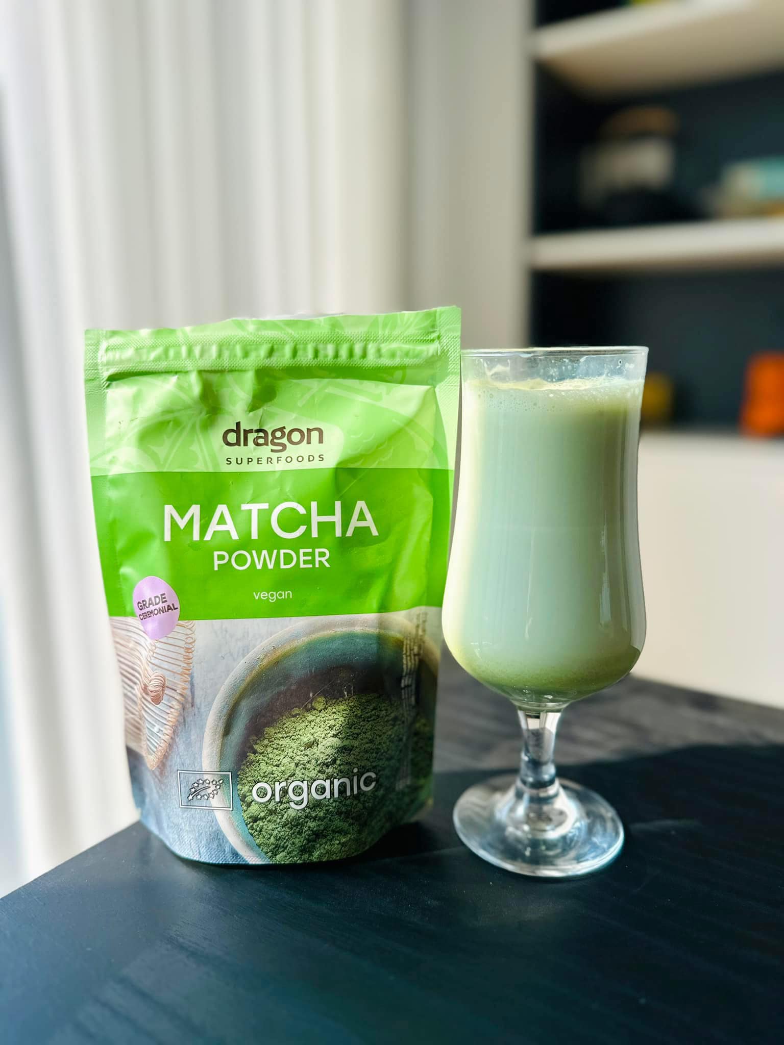 Bột matcha hữu cơ Dragon Superfoods 100g