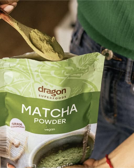 Bột matcha hữu cơ Dragon Superfoods 100g
