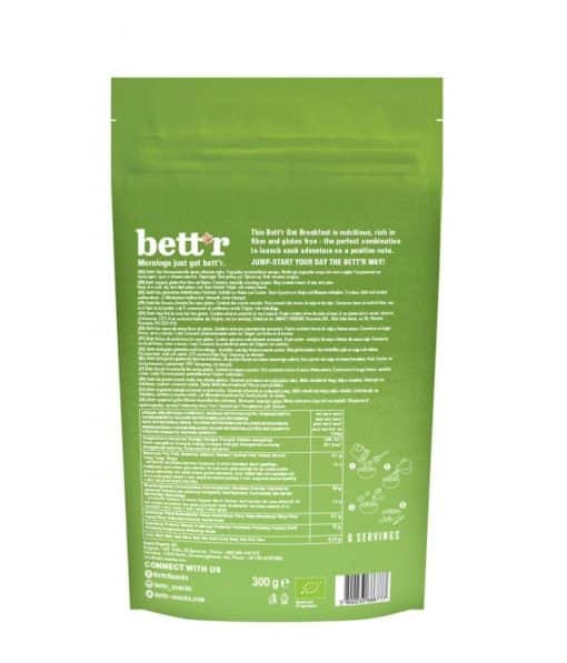 Yến mạch ăn liền hữu cơ Bettr 300g