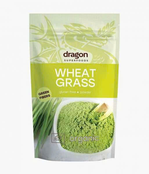 Bột cỏ lúa mì hữu cơ Dragon Superfoods 150g
