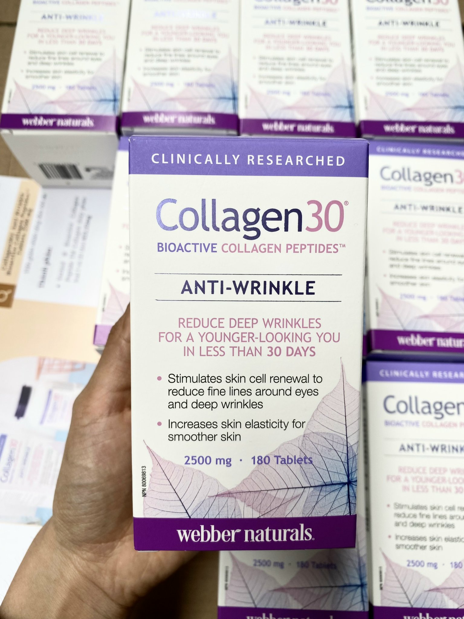 Collagen30 WEBBER NATURALS - Collagen Peptide Hoạt Tính Sinh Học Cao