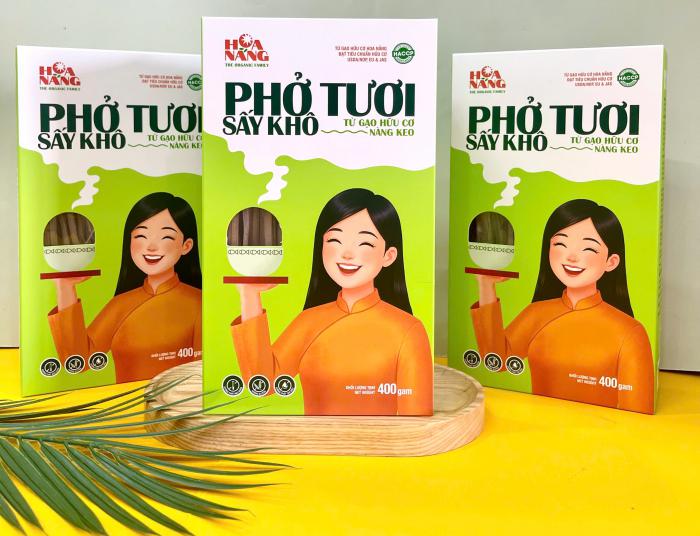Phở tươi sấy khô hữu cơ HOA NẮNG 400GR