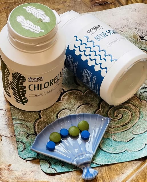 Tảo lục CHLORELLA hữu cơ viên Dragon Superfoods 80g