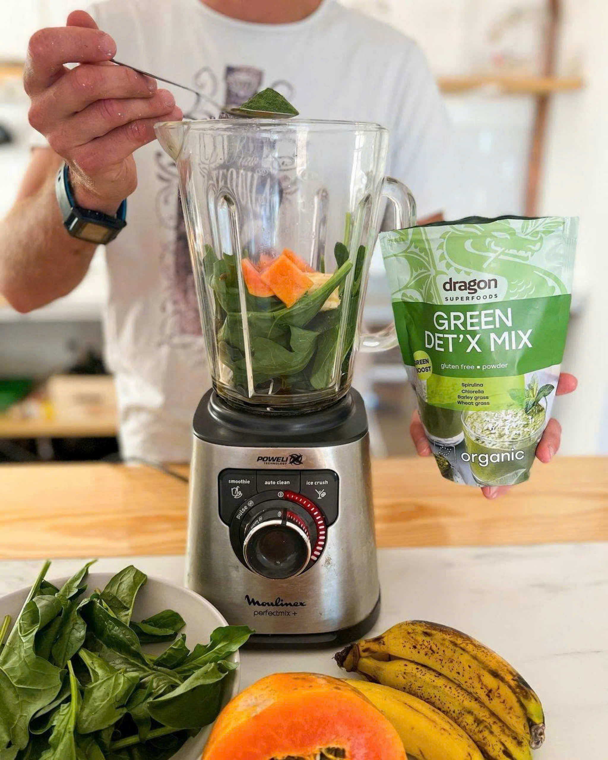 Hỗn hợp dinh dưỡng xanh hữu cơ Dragon Superfood