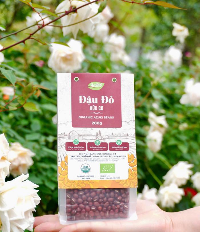 Hạt đậu đỏ hữu cơ Azuki Anbio 200g