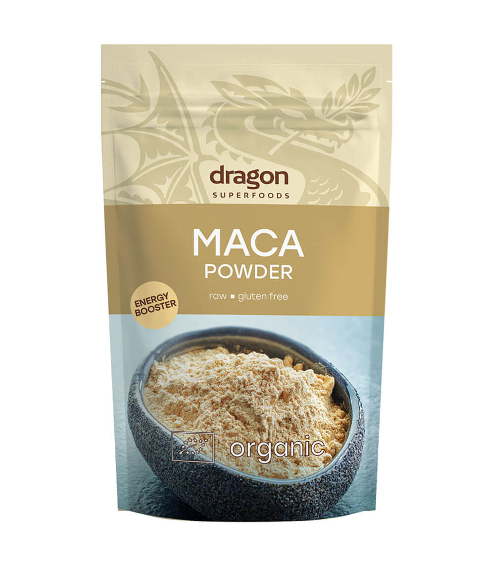 Bột Maca nâu hữu cơ Dragon Superfoods 200g