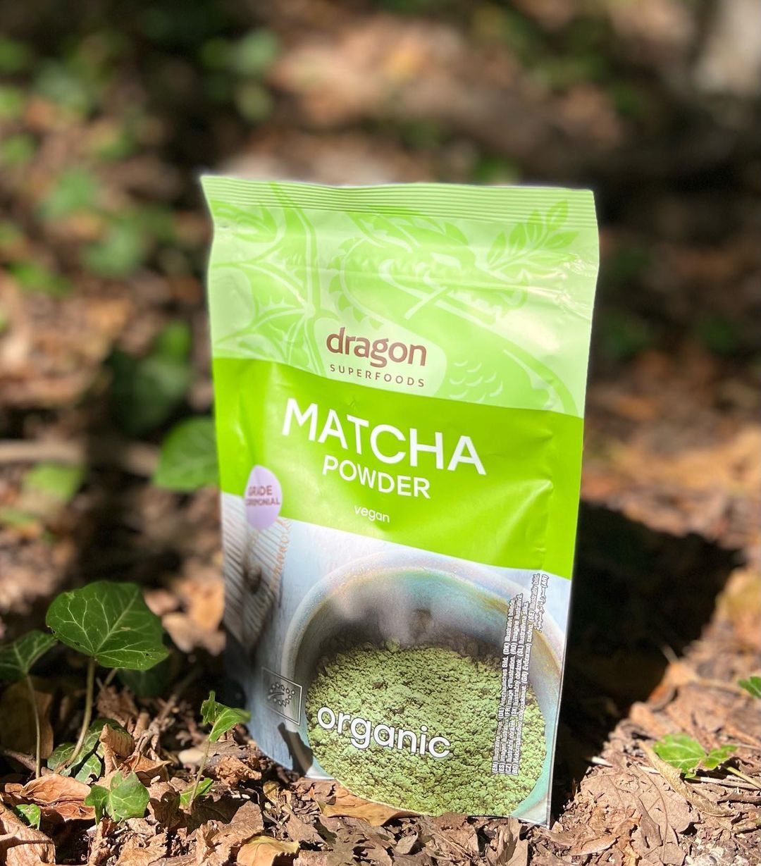 Bột matcha hữu cơ Dragon Superfoods 100g