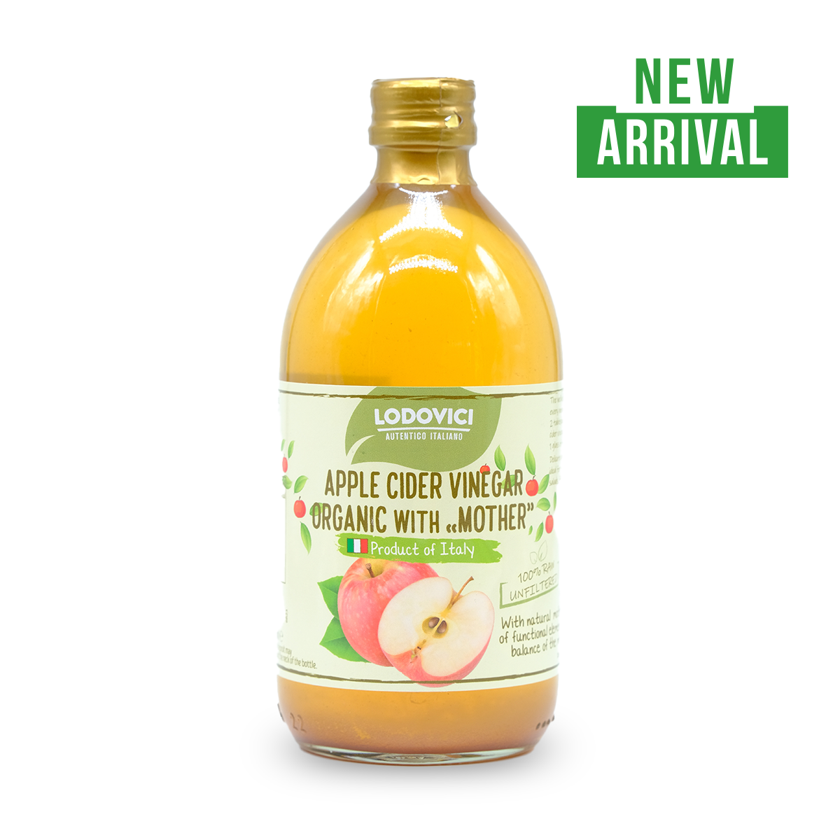 Giấm táo hữu cơ Lodovici 500ml