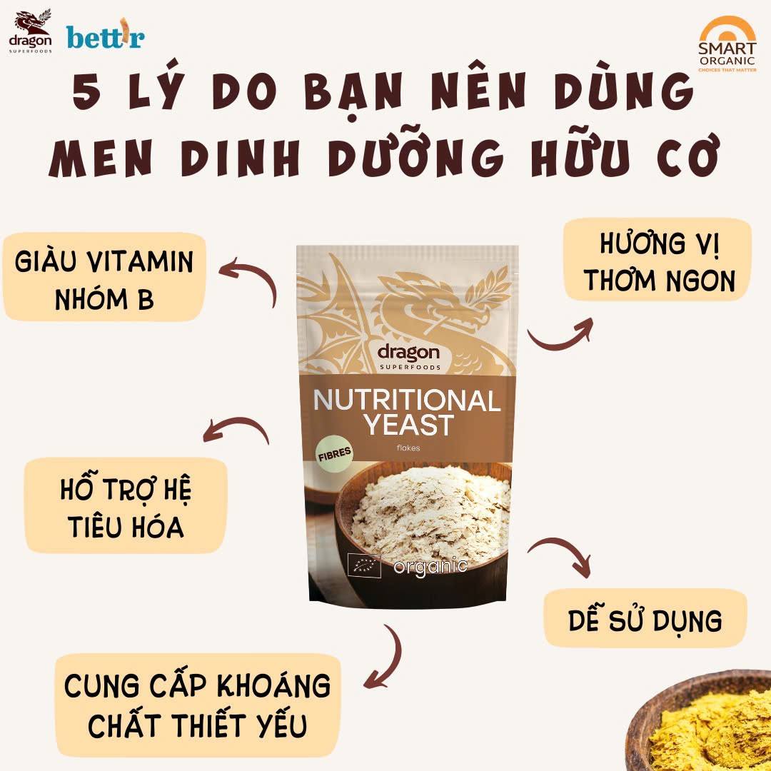 Men dinh dưỡng hữu cơ Dragon Superfoods 100g