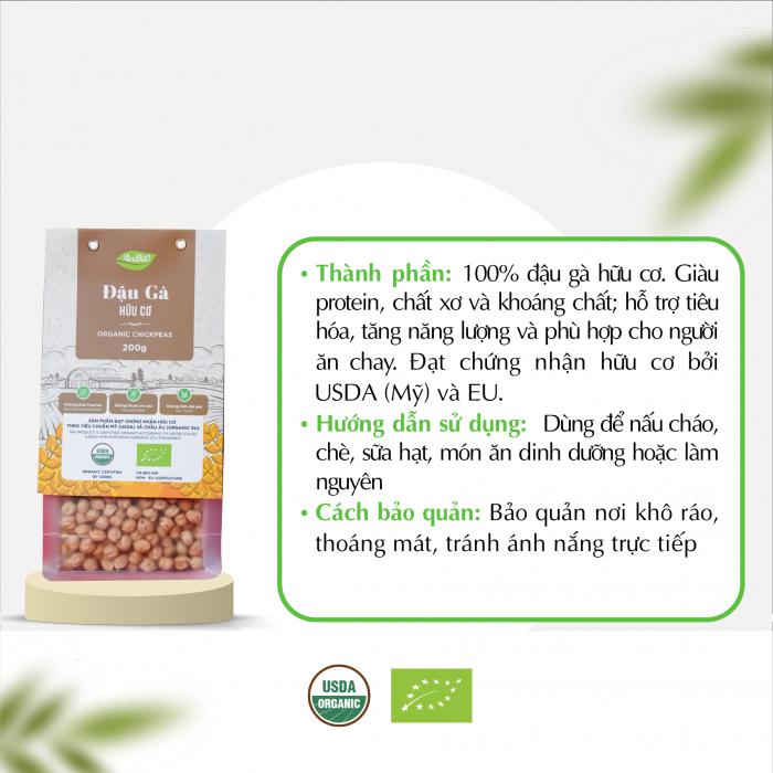 Đậu gà hữu cơ Anbio 200g