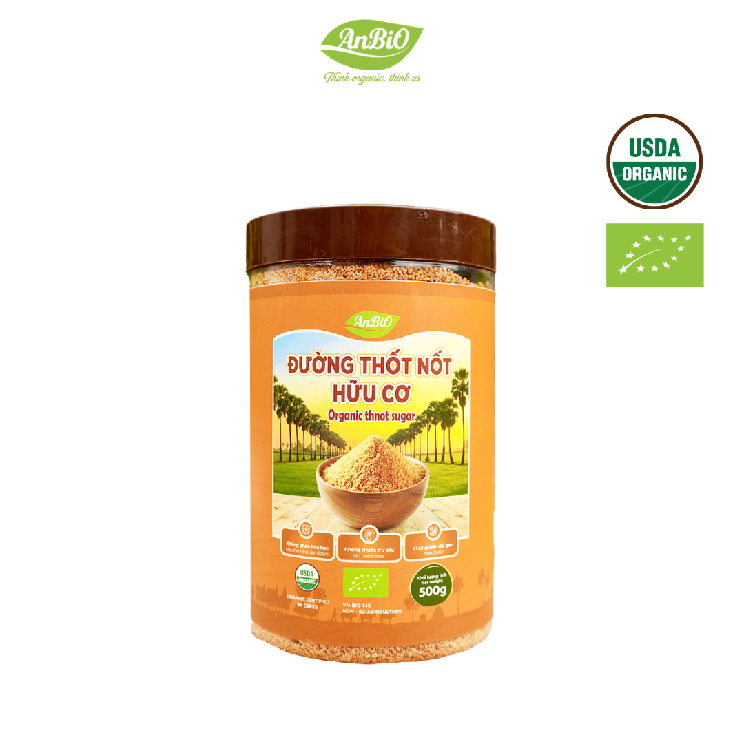 Đường thốt nốt hữu cơ ANBIO 500g