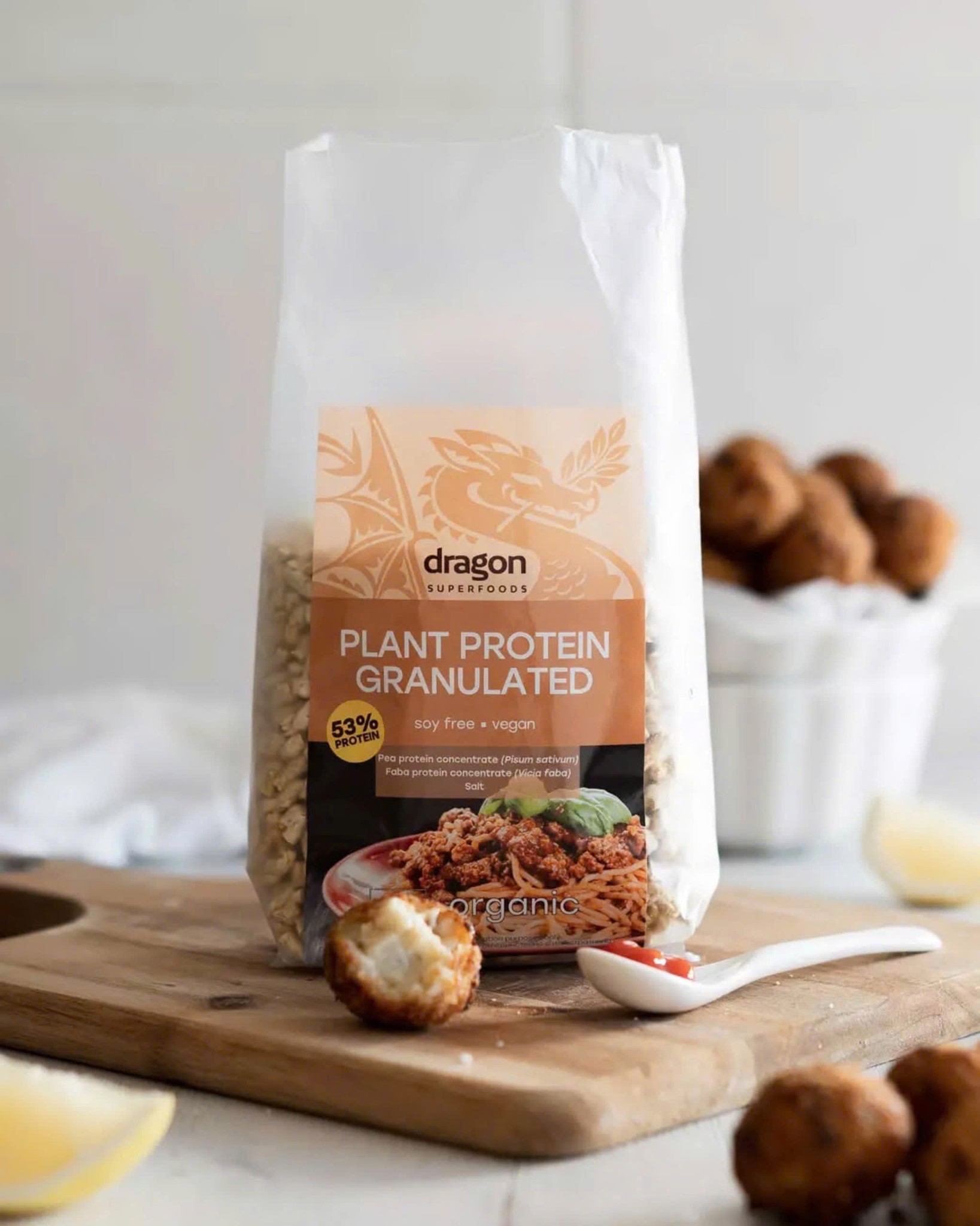Đạm thực vật hữu cơ thay thế thịt dạng băm Dragon Superfoods 200g