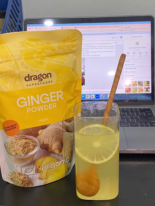 Bột gừng nguyên chất hữu cơ Dragon Superfoods 200g