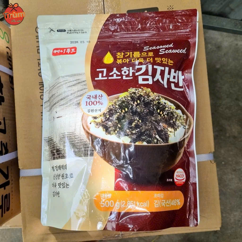 Rong biển rắc trộn mè vừng Hàn Quốc SunYang 500gr