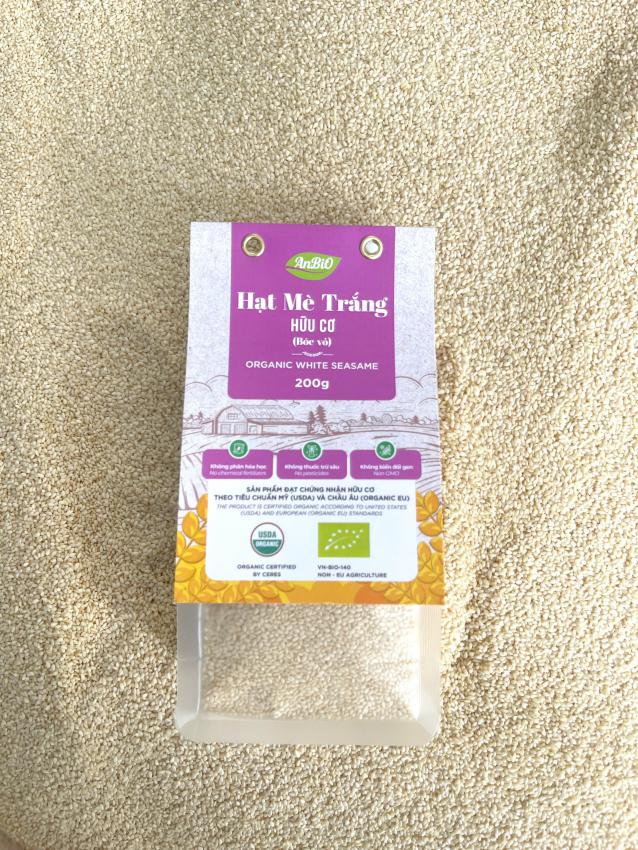 Mè trắng hữu cơ (bóc vỏ) 200g