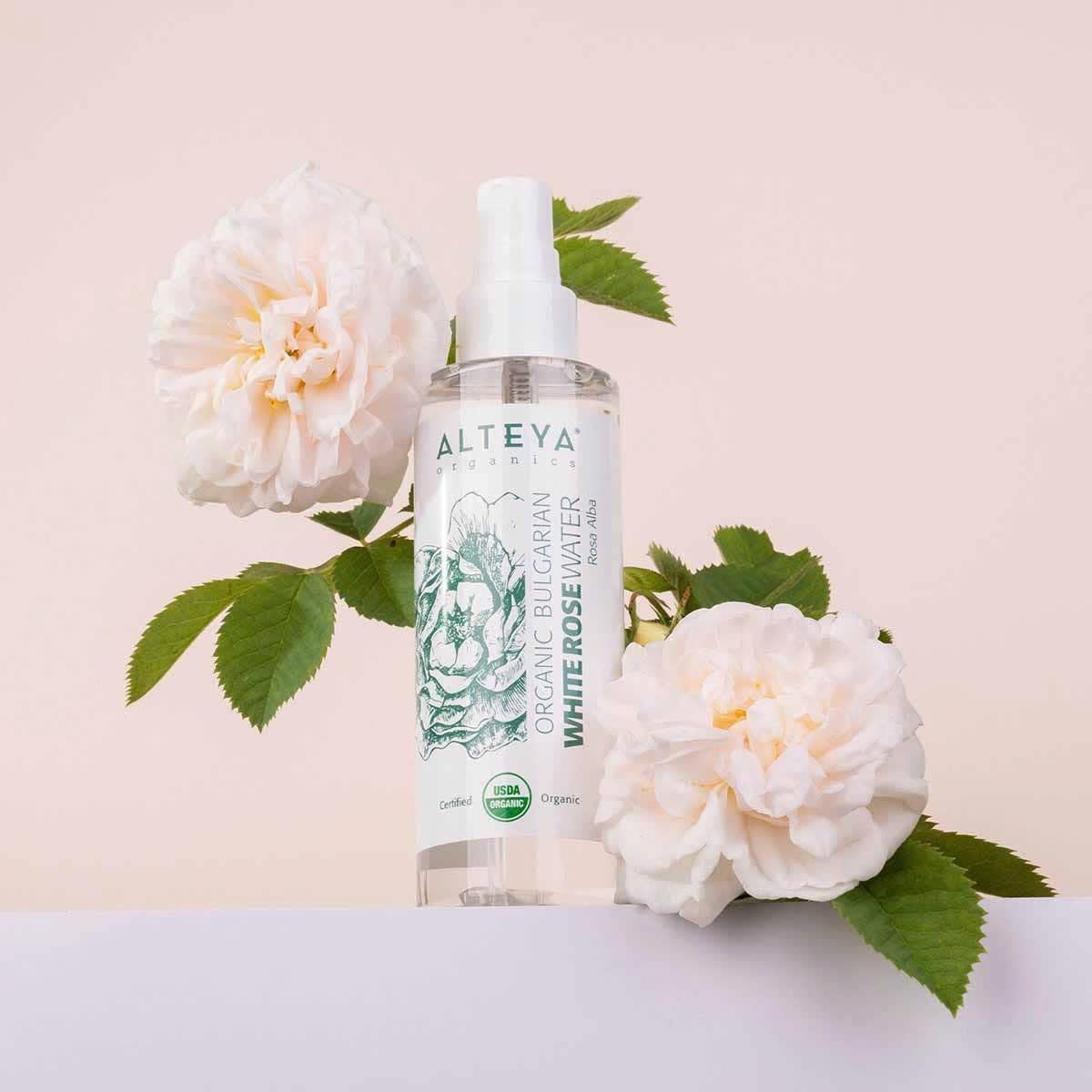 Nước hoa hồng trắng hữu cơ Alteya (100ml)