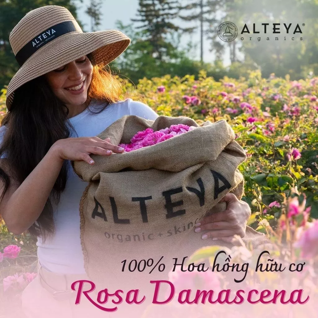 Nước hoa hồng đỏ hữu cơ Alteya (500ml)