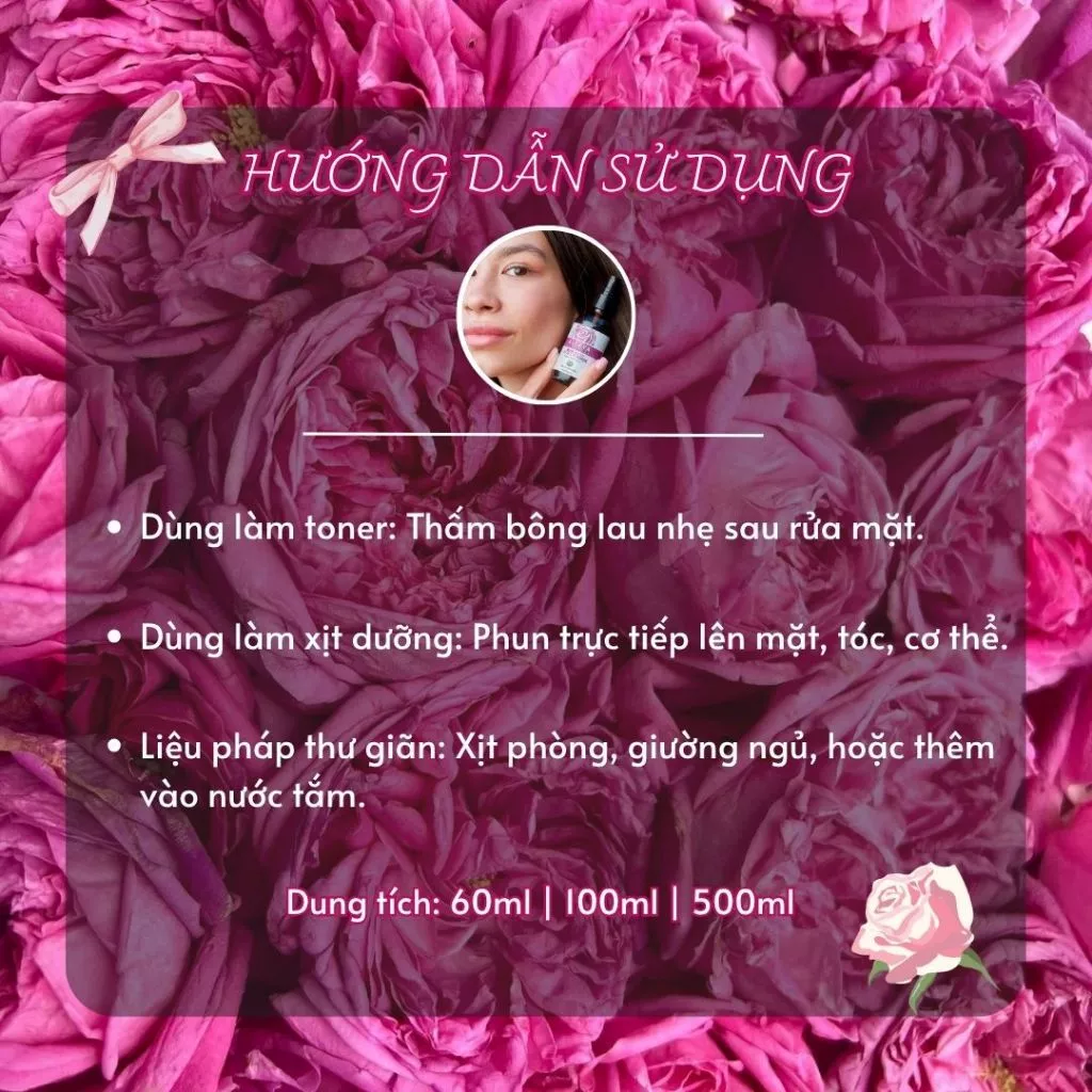 Nước hoa hồng đỏ hữu cơ Alteya (500ml)