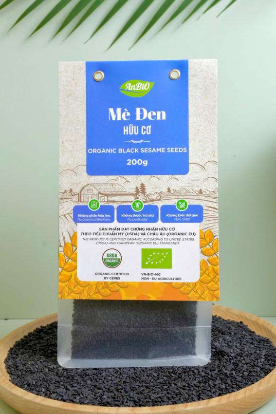 Hạt mè đen hữu cơ AnBiO 200g