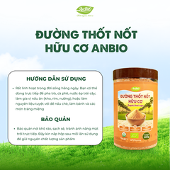 Đường thốt nốt hữu cơ ANBIO 500g