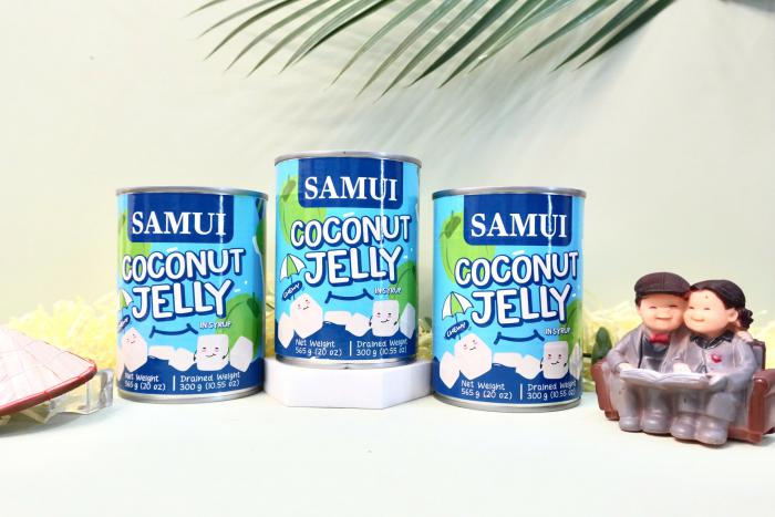 Thạch dừa Samui COCONUT JELLY IN SYRUP SAMUI BRAND 565g