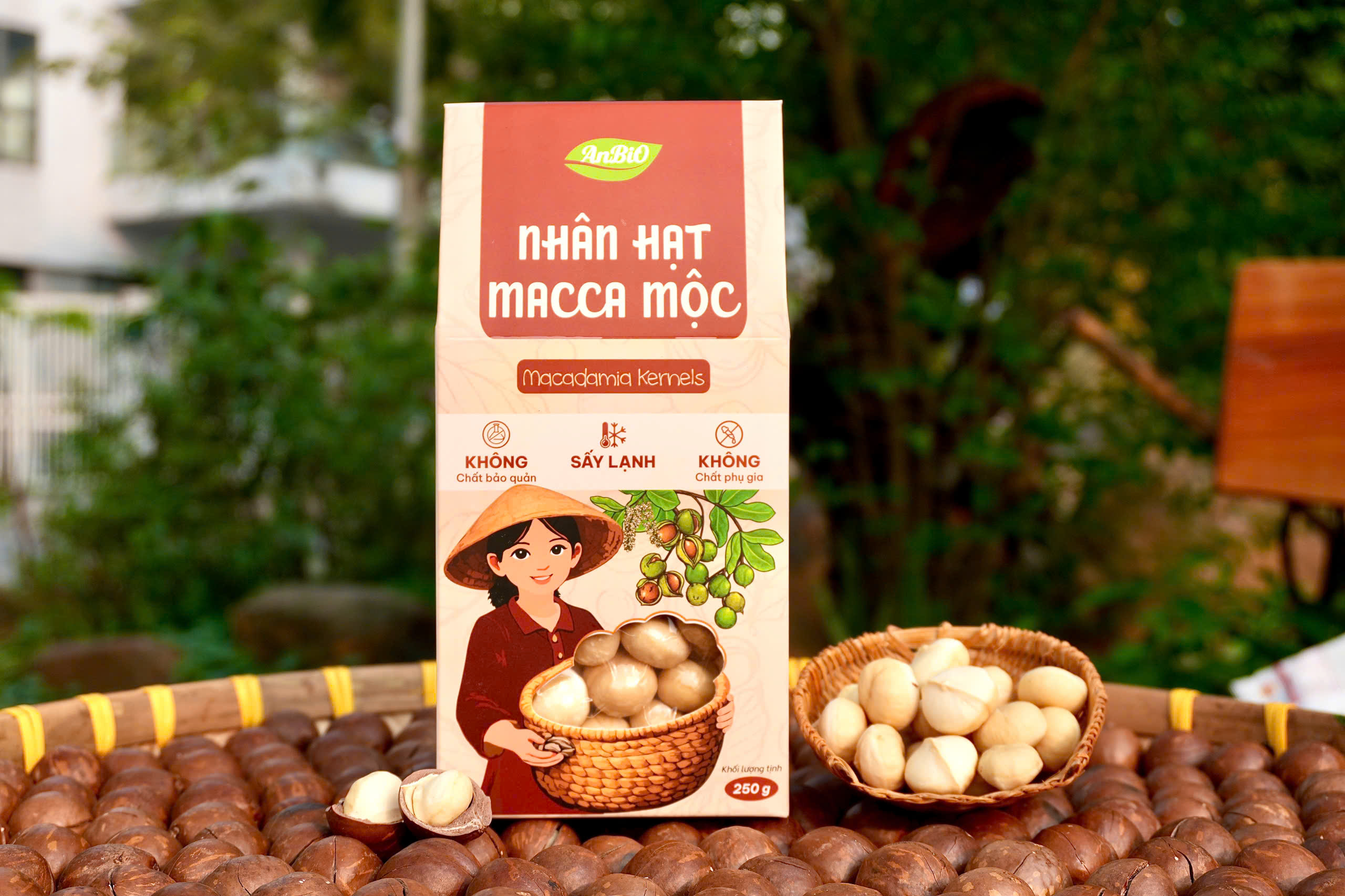 Nhân hạt Macca Mộc gói 250gr