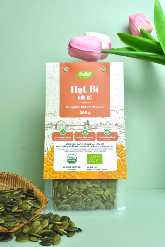 Hạt bí hữu cơ AnBiO 200g