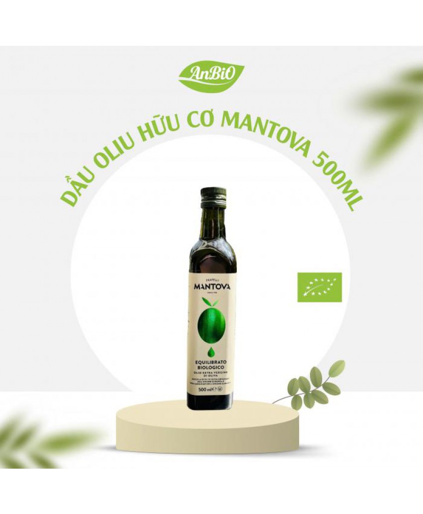 Dầu oliu siêu nguyên chất hữu cơ Maltova 500ml ép lạnh - nhập khẩu Ý