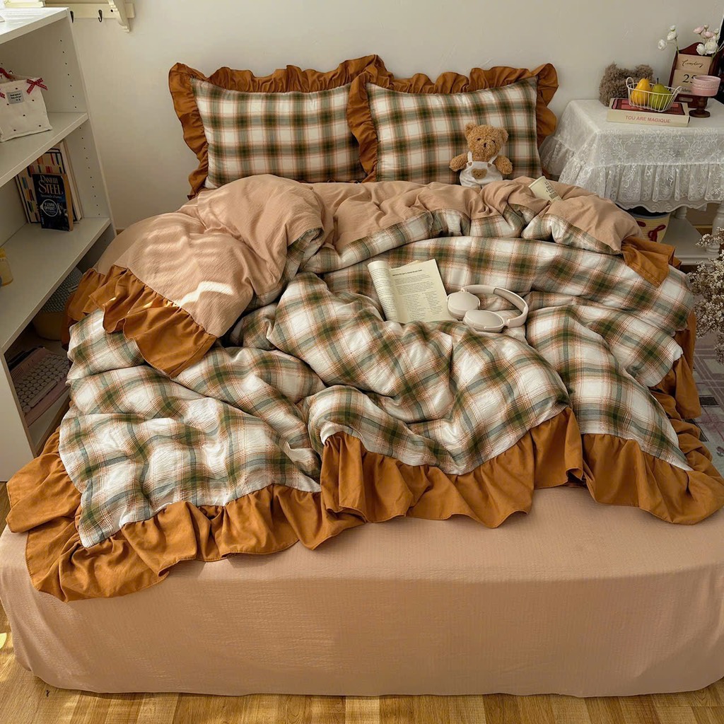 COTTON ĐŨI- Set Cotton đũi viền bèo