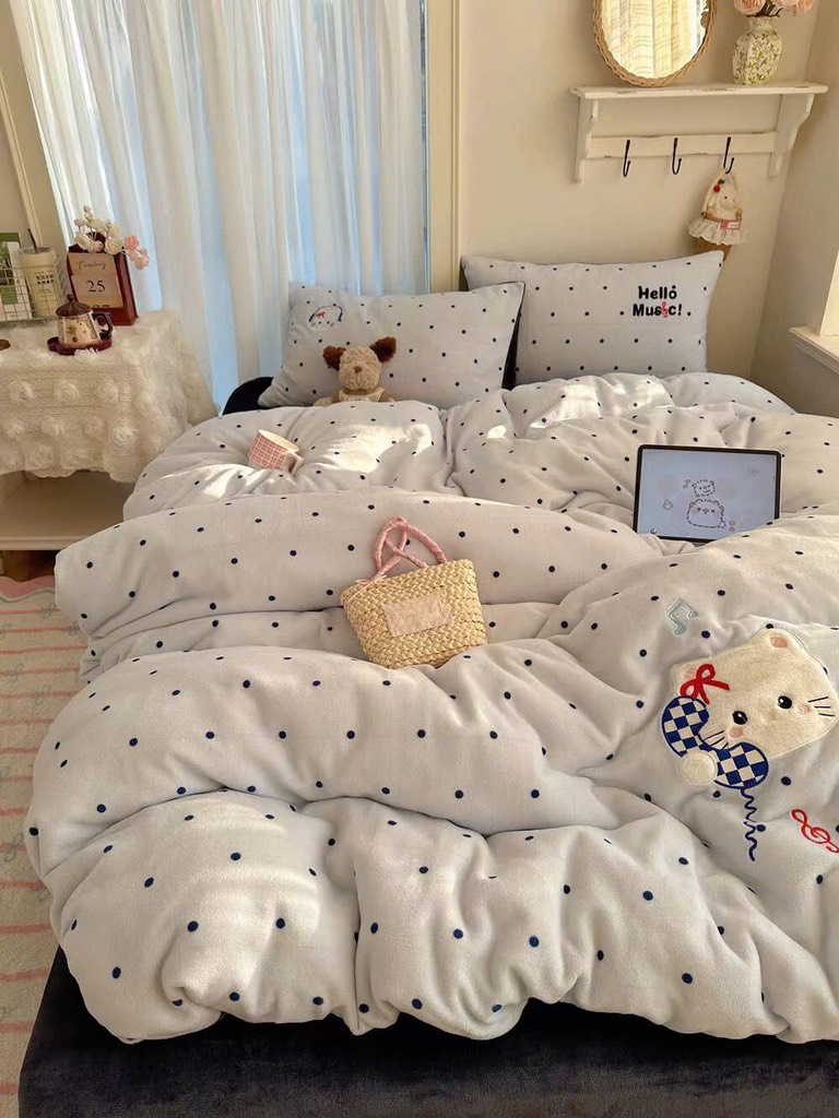 NỈ NHUNG- Set Nỉ Nhung Thêu Nổi Animal full 11 màu