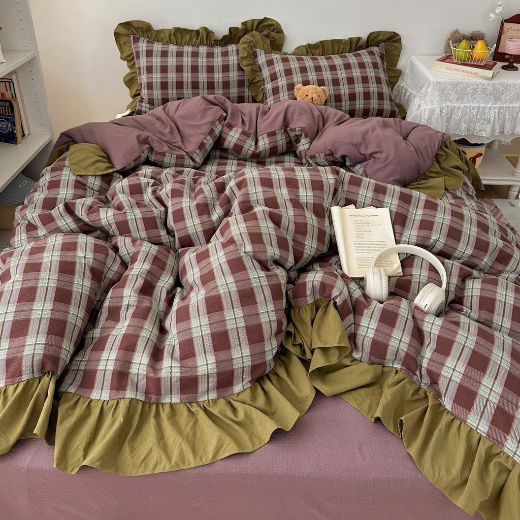 COTTON ĐŨI- Set Cotton đũi viền bèo