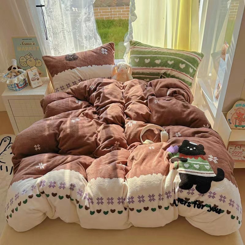 NỈ NHUNG- Set Nỉ Nhung Hoạ tiết thêu