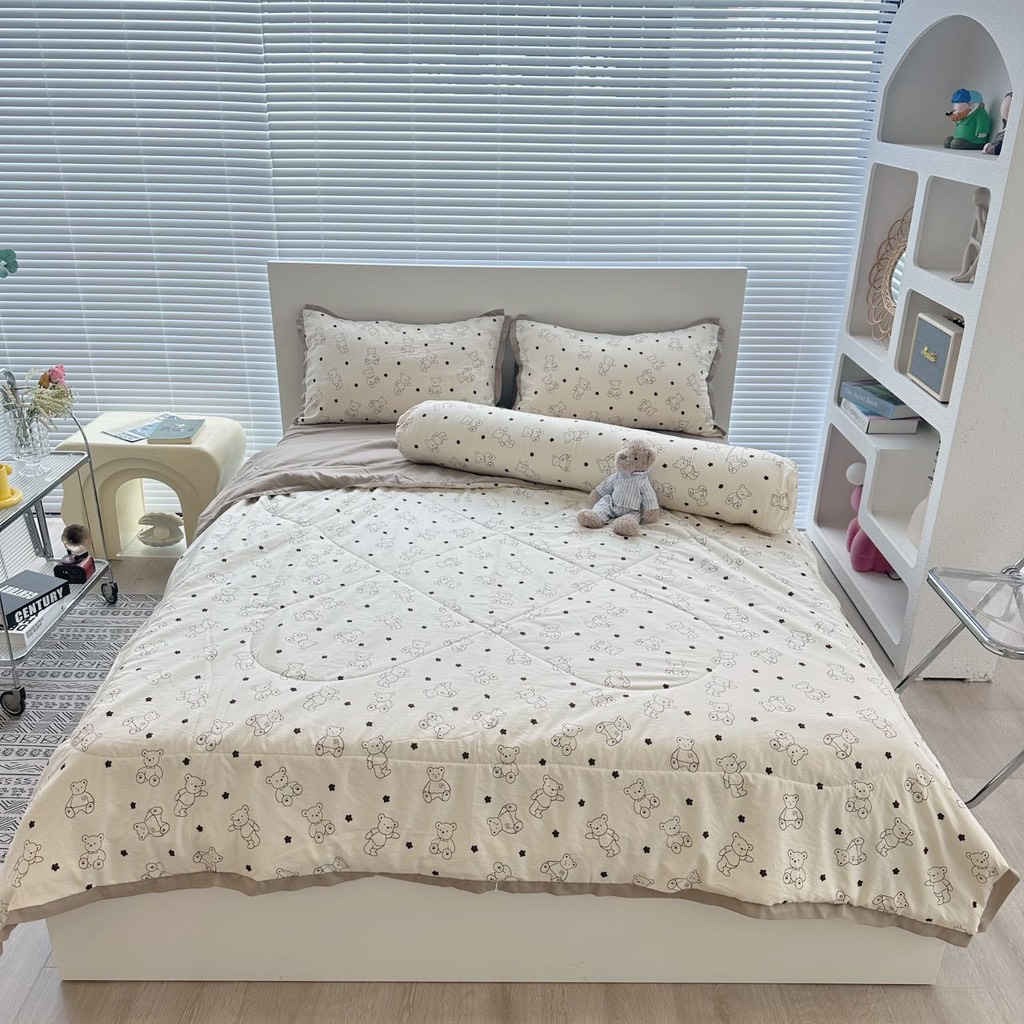 SET CHĂN CHẦN- Set chăn chần xơ đậu 5 món