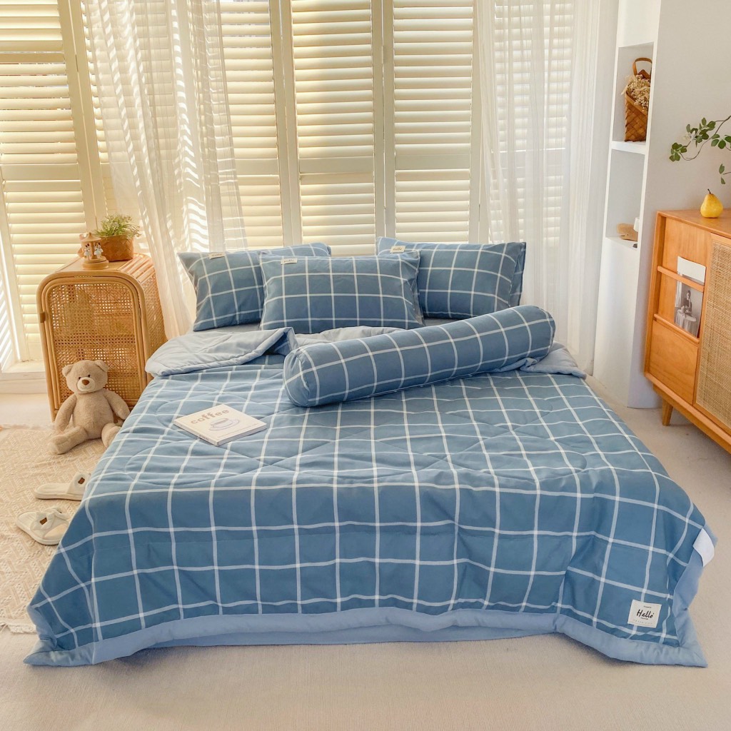 SET CHĂN CHẦN- cotton đũi caro/hoạ tiết