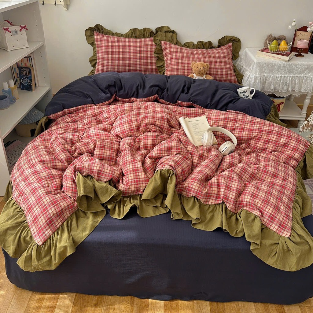 COTTON ĐŨI- Set Cotton đũi viền bèo