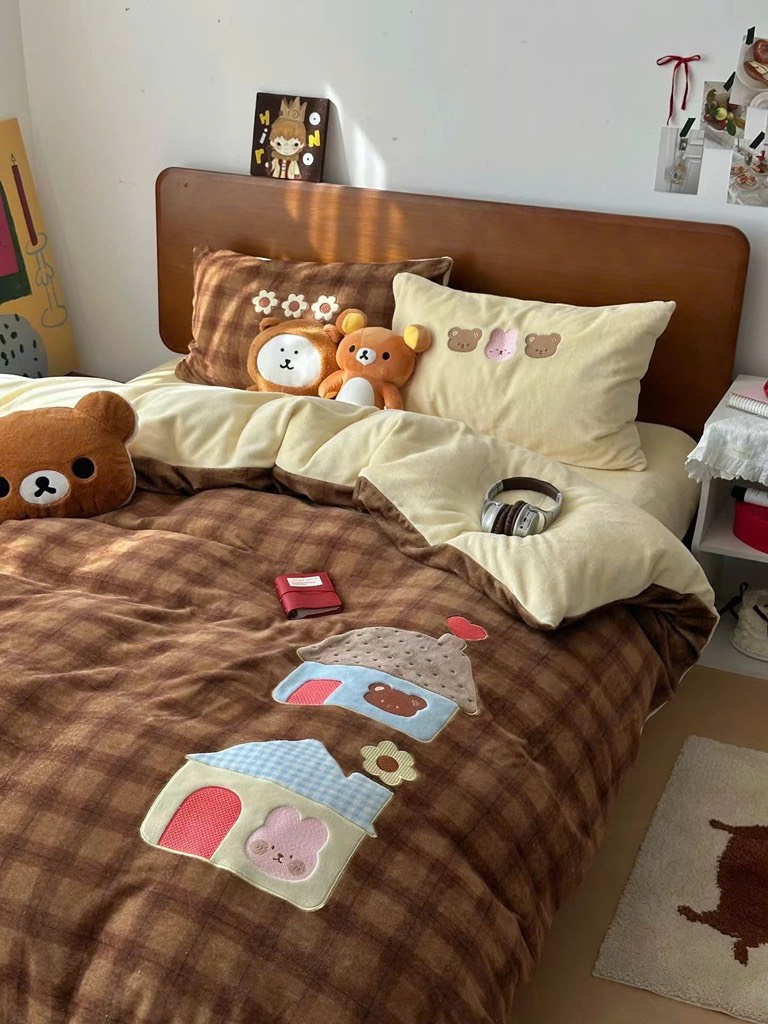 NỈ NHUNG- Set Nỉ Nhung Thêu Nổi Animal