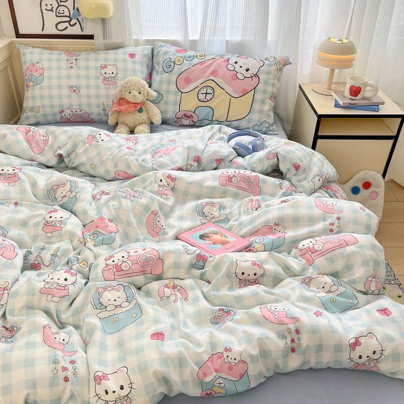 COTTON ĐŨI - Set Chăn ga gối Cotton Đũi Vintage