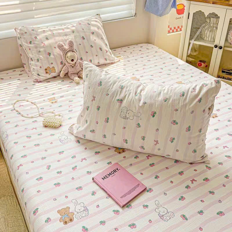 GA GỐI LẺ- Set ga gối lẻ Đũi Sợi Tre Icy