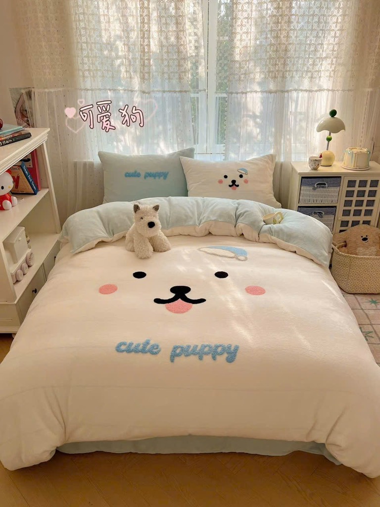 NỈ NHUNG- Set Nỉ Nhung Thêu Nổi ver2 full 8 mẫu