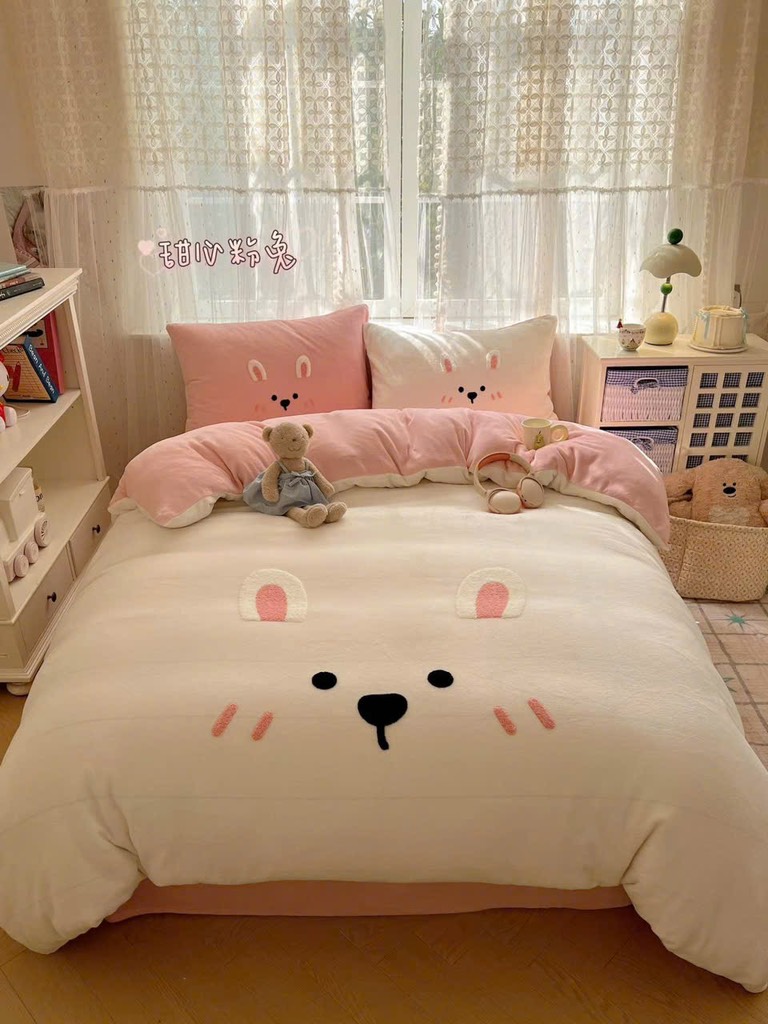 NỈ NHUNG- Set Nỉ Nhung Thêu Nổi ver2 full 8 mẫu