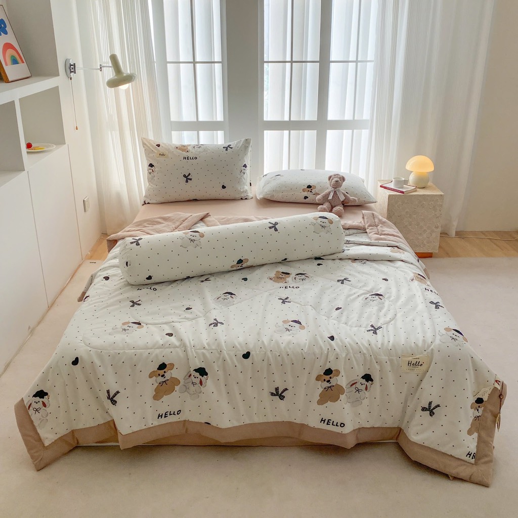 SET CHĂN CHẦN- Set chăn chần 5 món (new)